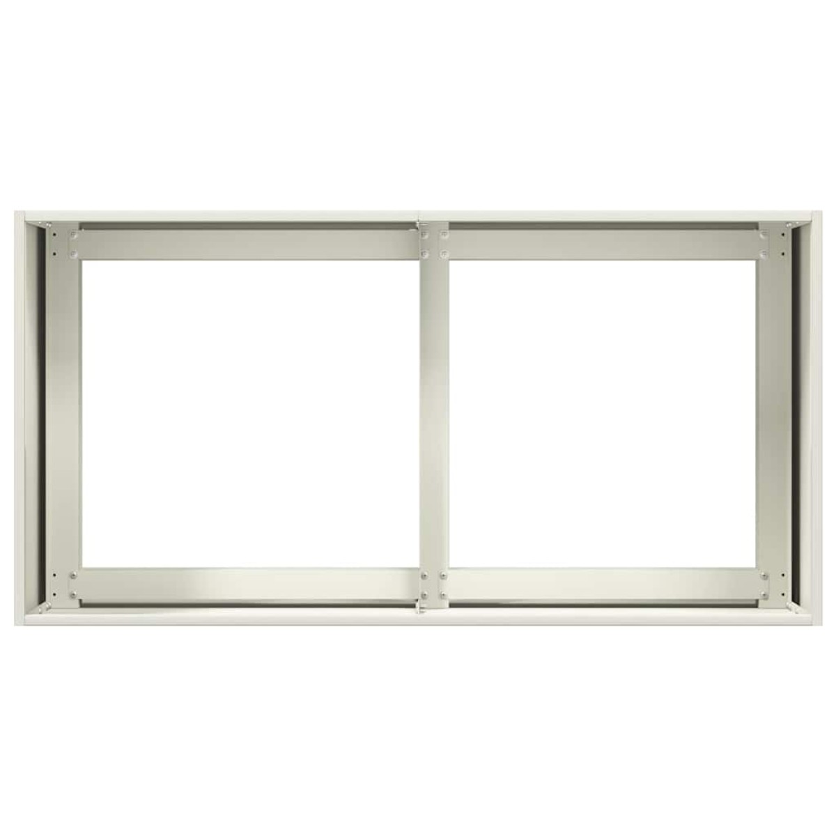 vidaXL Ζαρντινιέρα Λευκή 80x40x40 εκ. από Χάλυβα Ψυχρής Έλασης