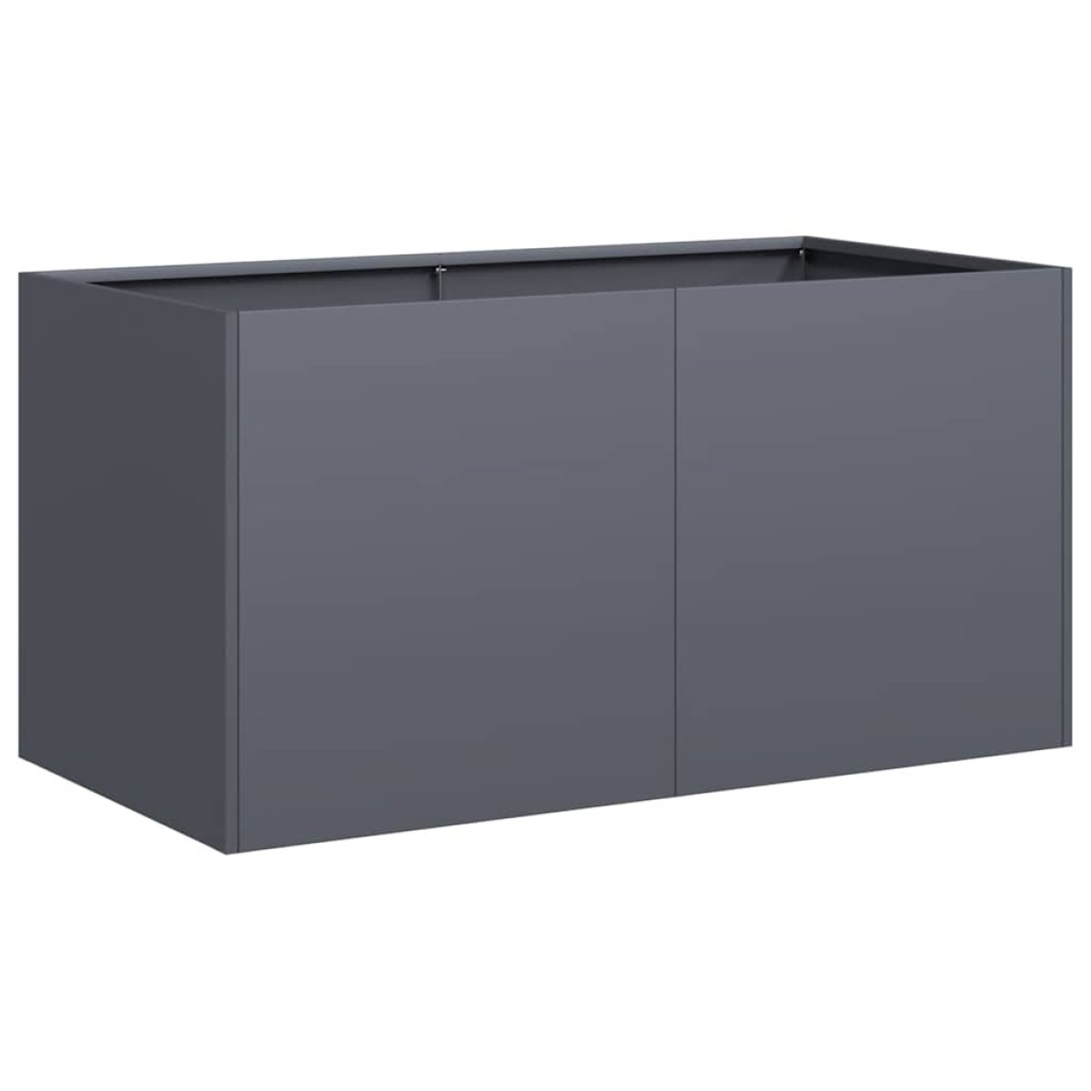 vidaXL Ζαρντινιέρα Ανθρακί 80x40x40 εκ. από Χάλυβα Ψυχρής Έλασης