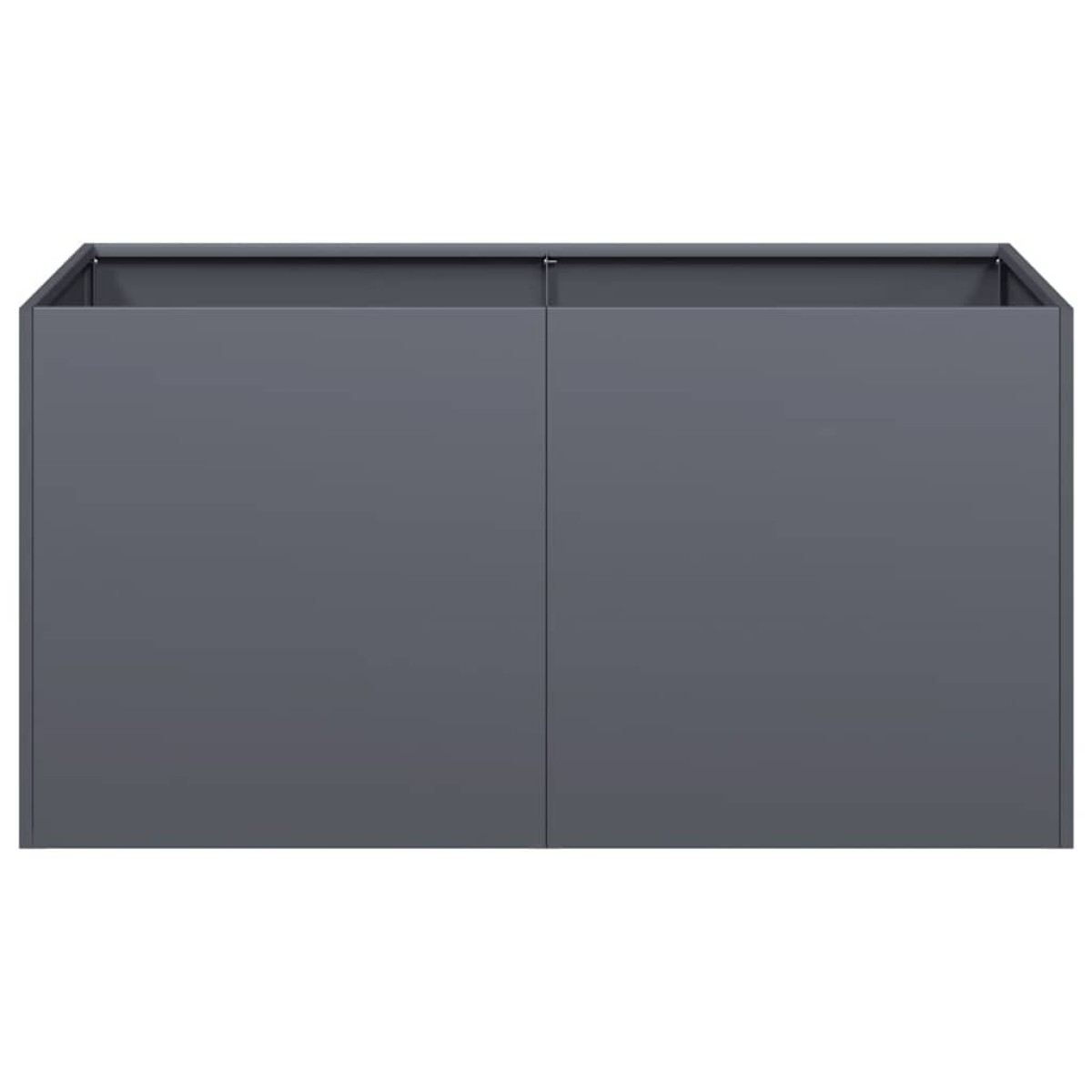 vidaXL Ζαρντινιέρα Ανθρακί 80x40x40 εκ. από Χάλυβα Ψυχρής Έλασης