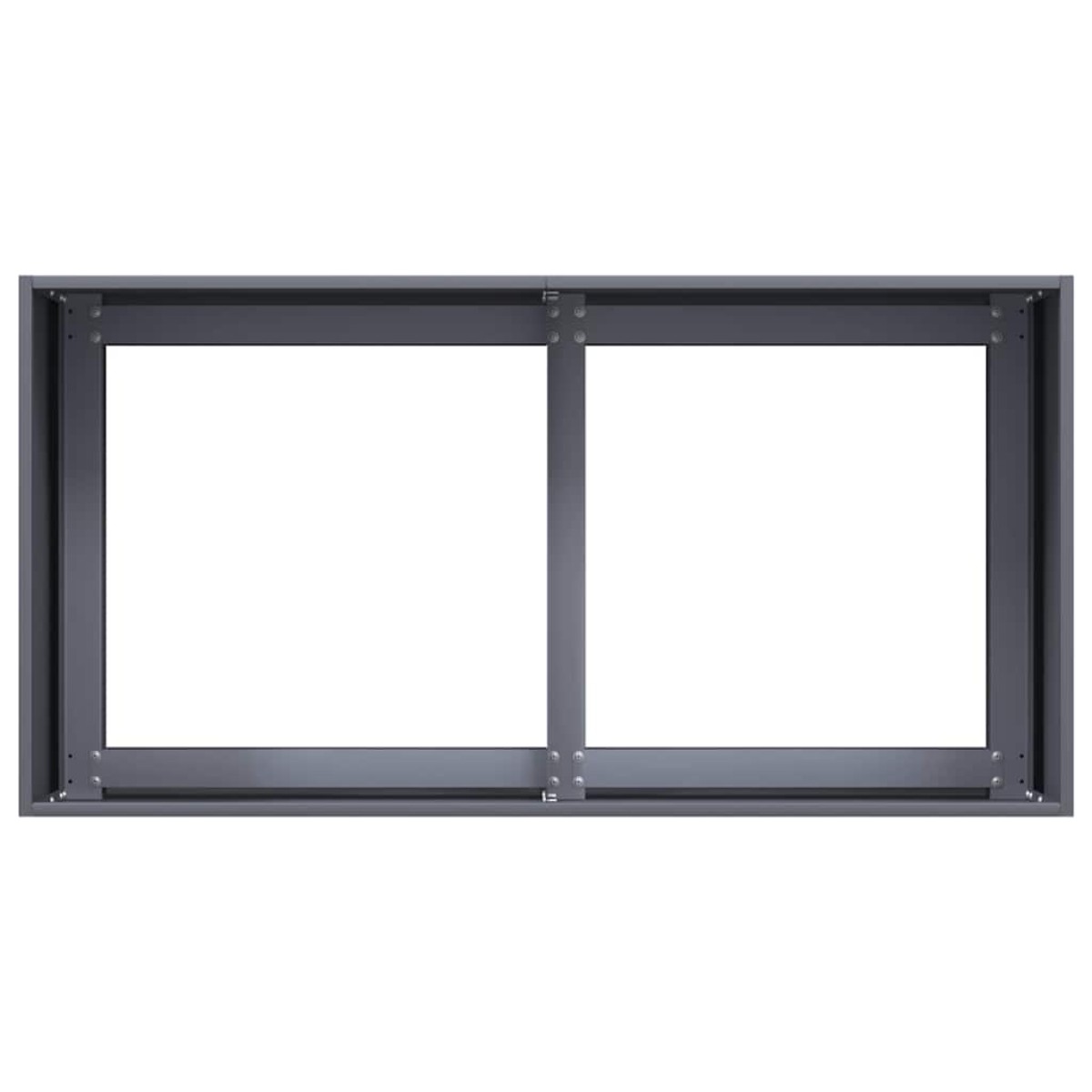vidaXL Ζαρντινιέρα Ανθρακί 80x40x40 εκ. από Χάλυβα Ψυχρής Έλασης