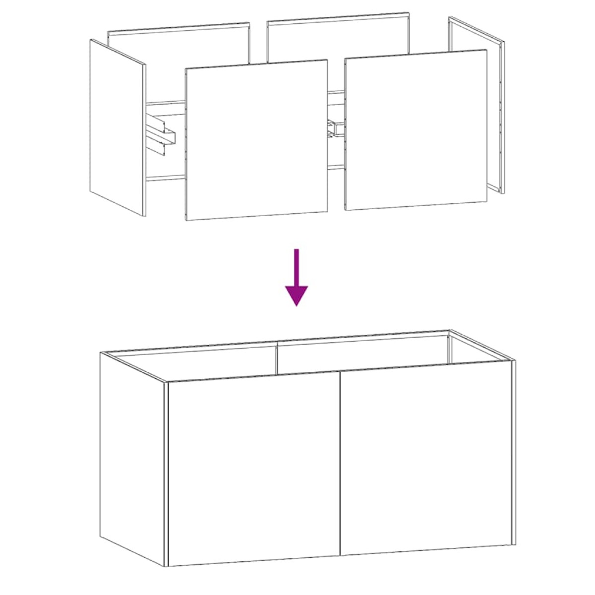 vidaXL Ζαρντινιέρα Λαδί 80x40x40 εκ. από Χάλυβα Ψυχρής Έλασης