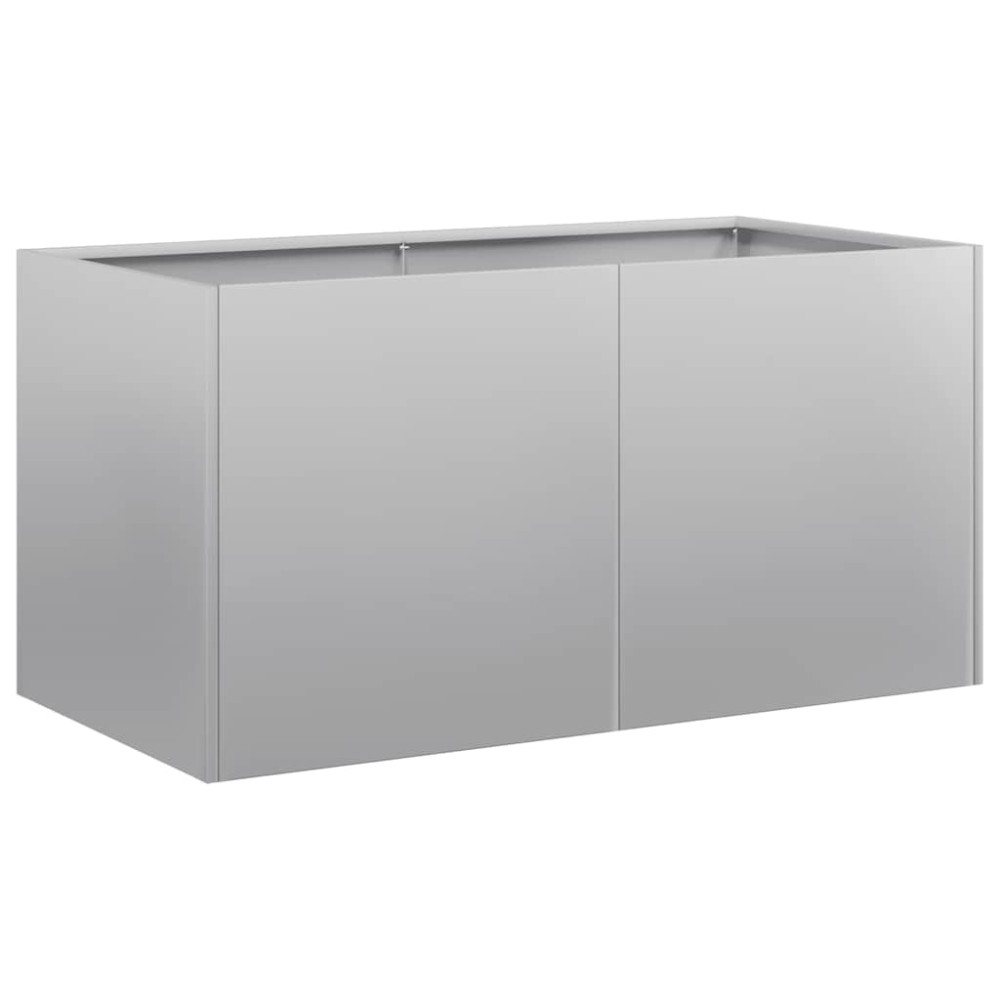 vidaXL Ζαρντινιέρα 80x40x40 εκ. από Γαλβανισμένο Ατσάλι