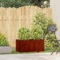 vidaXL Ζαρντινιέρα Σκουριασμένο 80x40x40εκ. Ατσάλι Σκληρυθέν στον Αέρα