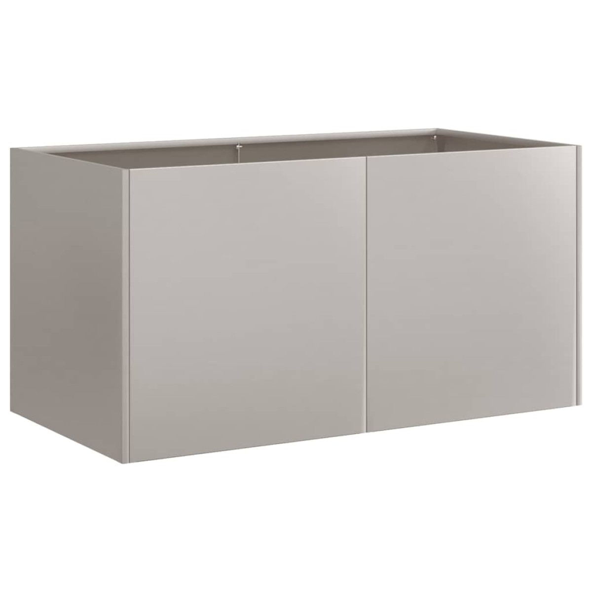 vidaXL Ζαρντινιέρα Σκουριασμένο 80x40x40εκ. Ατσάλι Σκληρυθέν στον Αέρα