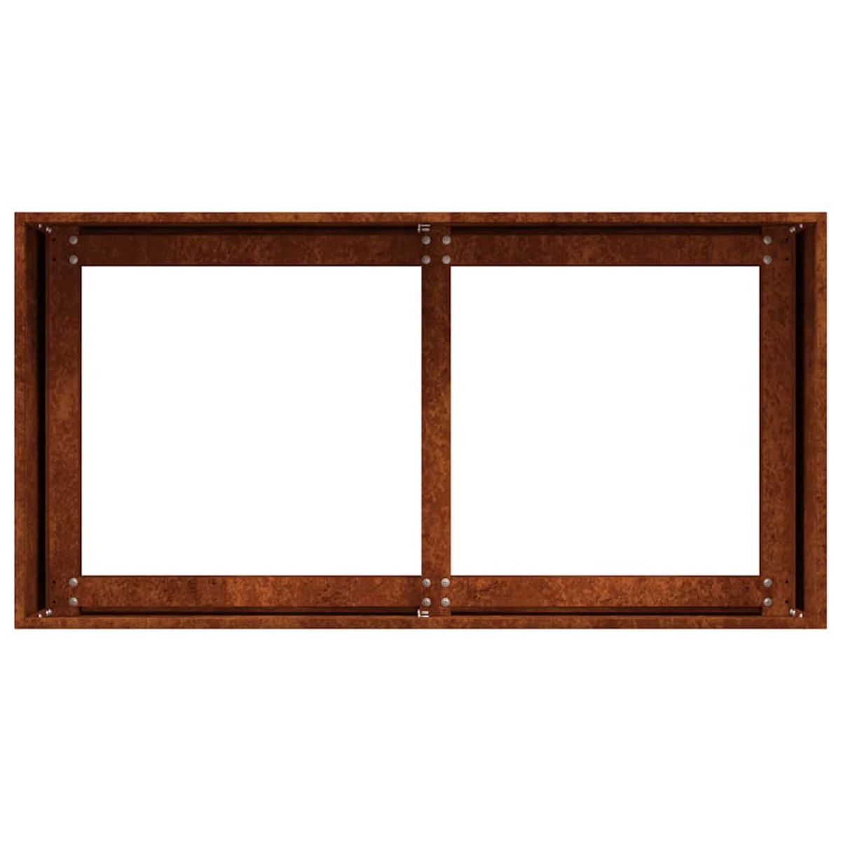 vidaXL Ζαρντινιέρα Σκουριασμένο 80x40x40εκ. Ατσάλι Σκληρυθέν στον Αέρα