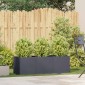vidaXL Γλάστρα Ανθρακί 120x40x40 εκ. από Ατσάλι Ψυχρής Έλασης