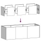 vidaXL Ζαρντινιέρα 120x40x40 εκ. από Ανοξείδωτο Ατσάλι