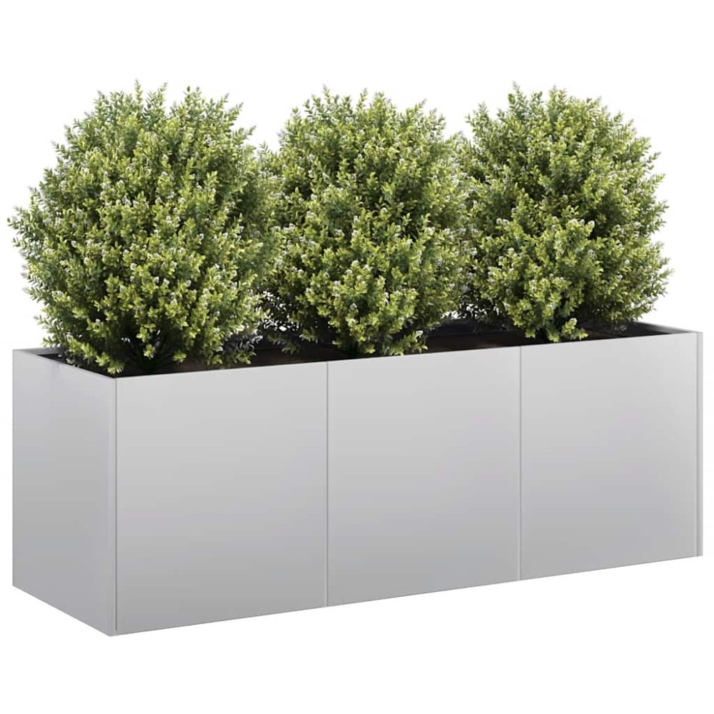 vidaXL Ζαρντινιέρα 120x40x40 εκ. από Γαλβανισμένο Ατσάλι