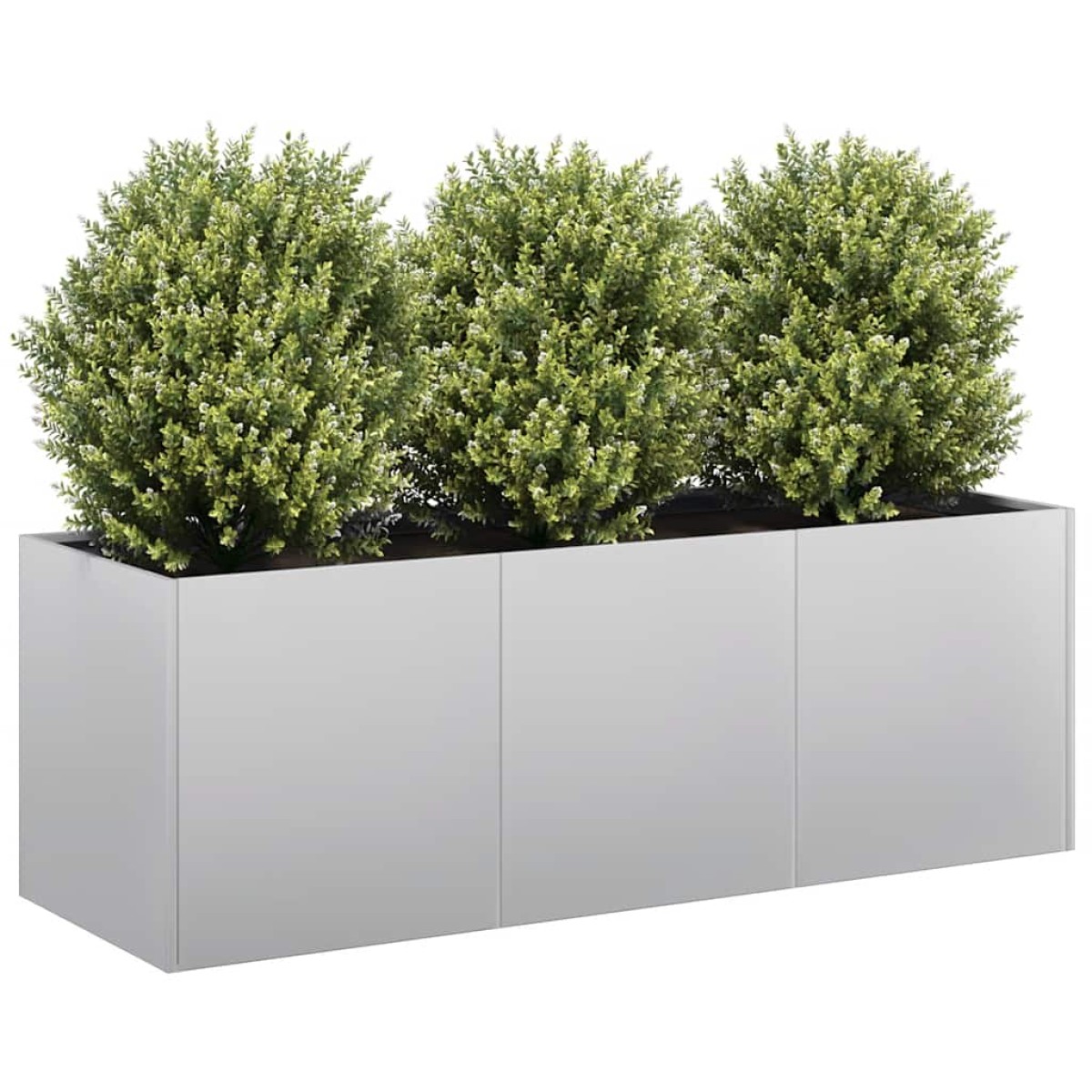 vidaXL Ζαρντινιέρα 120x40x40 εκ. από Γαλβανισμένο Ατσάλι