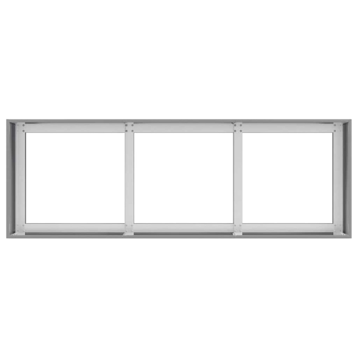 vidaXL Ζαρντινιέρα 120x40x40 εκ. από Γαλβανισμένο Ατσάλι