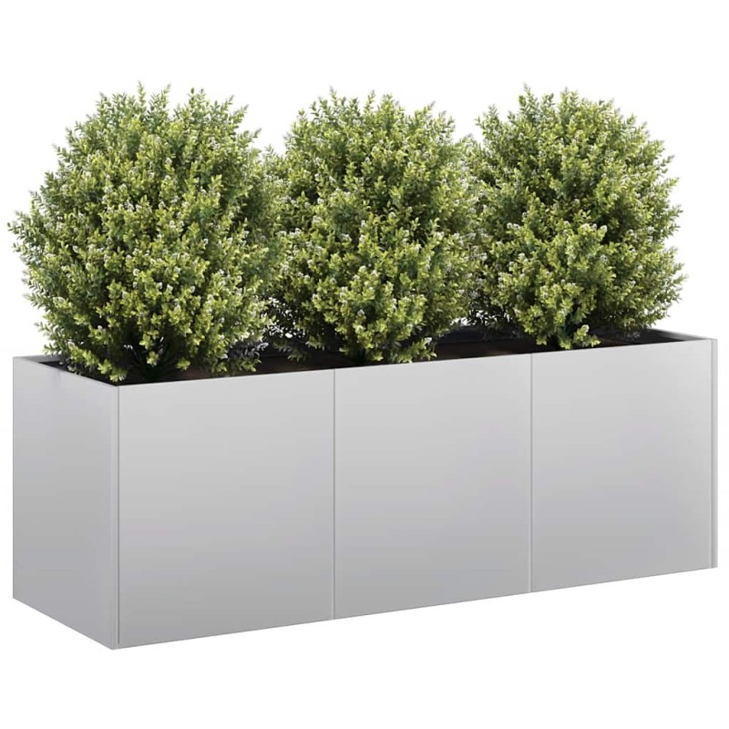 vidaXL Ζαρντινιέρα 120x40x40 εκ. από Γαλβανισμένο Ατσάλι