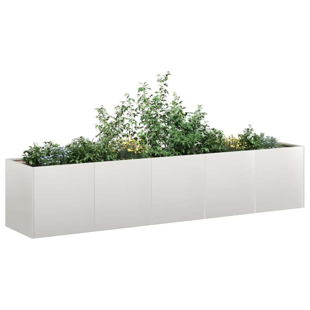 vidaXL Ζαρντινιέρα 200x40x40 εκ. από Ανοξείδωτο Ατσάλι