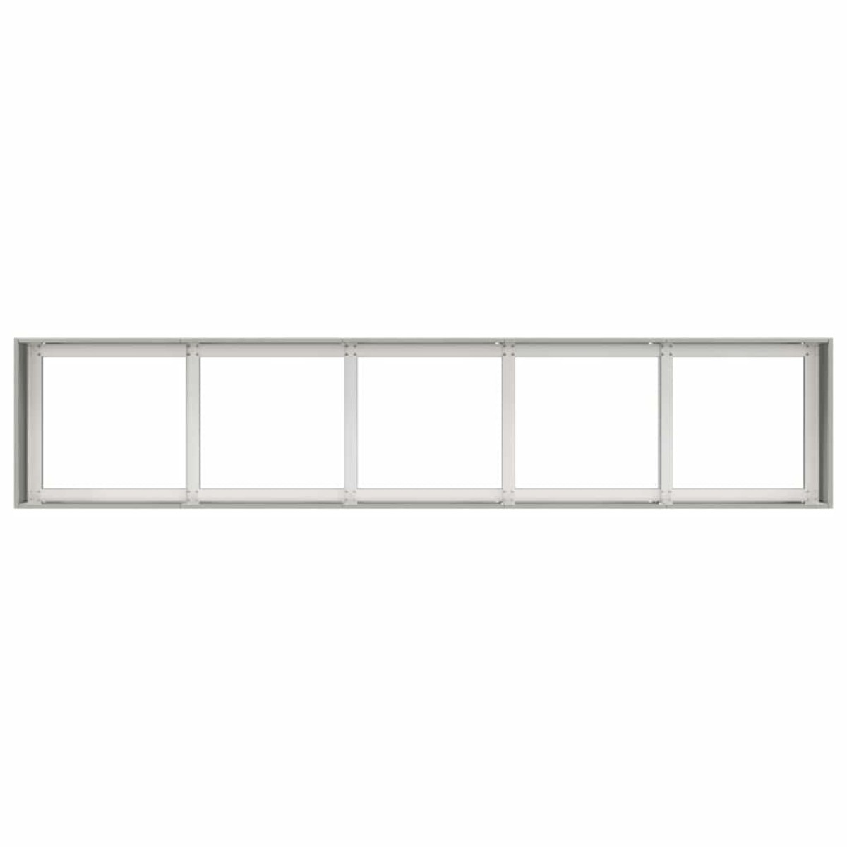 vidaXL Ζαρντινιέρα 200x40x40 εκ. από Ανοξείδωτο Ατσάλι