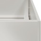 vidaXL Ζαρντινιέρα 200x40x40 εκ. από Ανοξείδωτο Ατσάλι