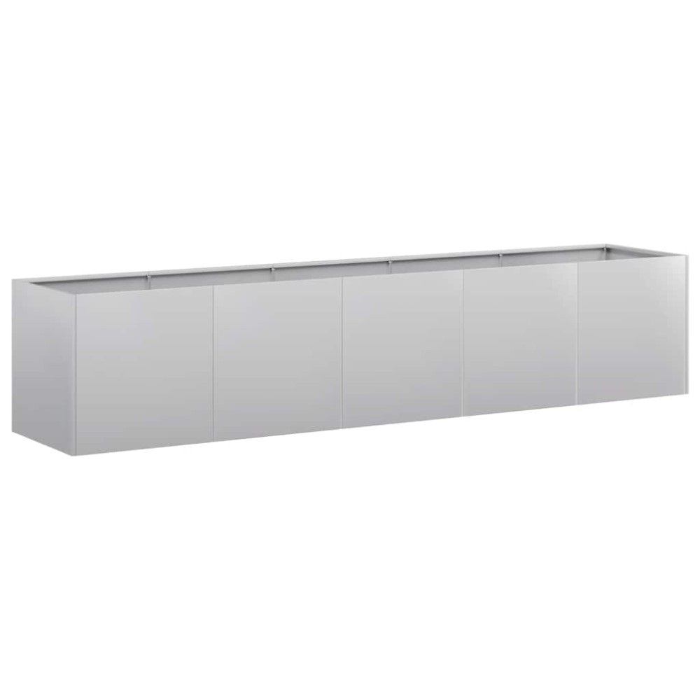 vidaXL Ζαρντινιέρα 200x40x40 εκ. από Γαλβανισμένο Ατσάλι