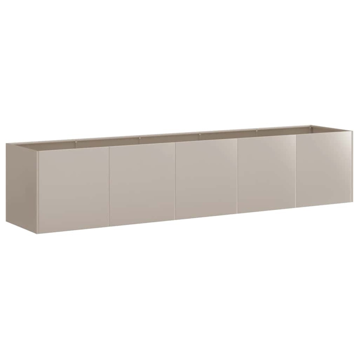 vidaXL Ζαρντινιέρα 200x40x40 εκ. Ατσάλι Σκληρυθέν στον Αέρα