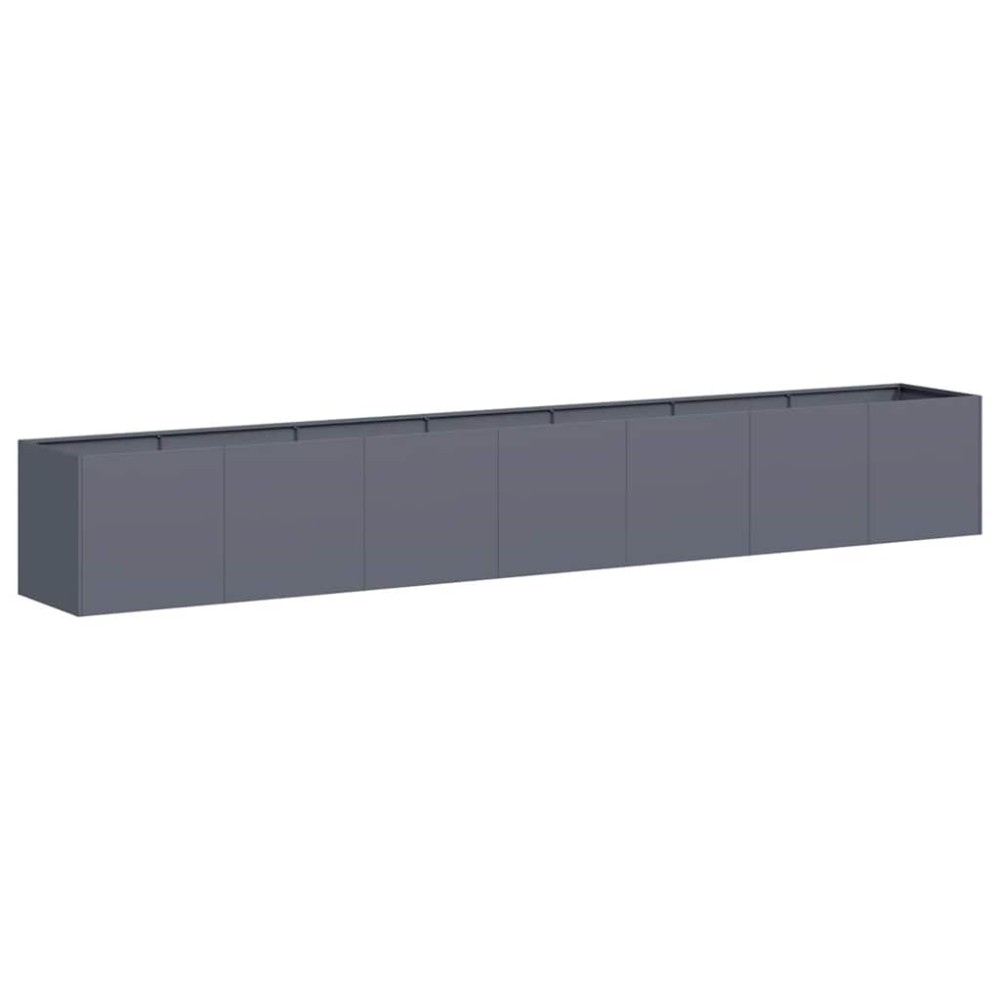 vidaXL Ζαρντινιέρα Ανθρακί 280x40x40 εκ. από Χάλυβα Ψυχρής Έλασης