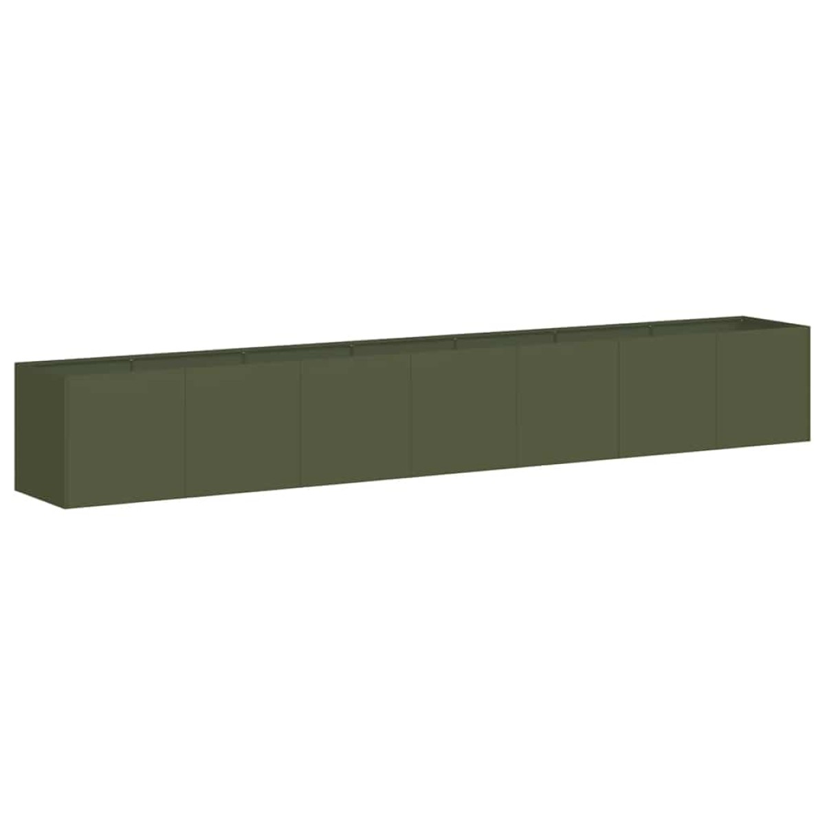 vidaXL Ζαρντινιέρα Λαδί 280x40x40 εκ. από Χάλυβα Ψυχρής Έλασης
