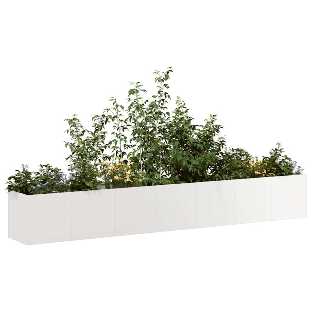vidaXL Ζαρντινιέρα 280x40x40 εκ. από Ανοξείδωτο Ατσάλι