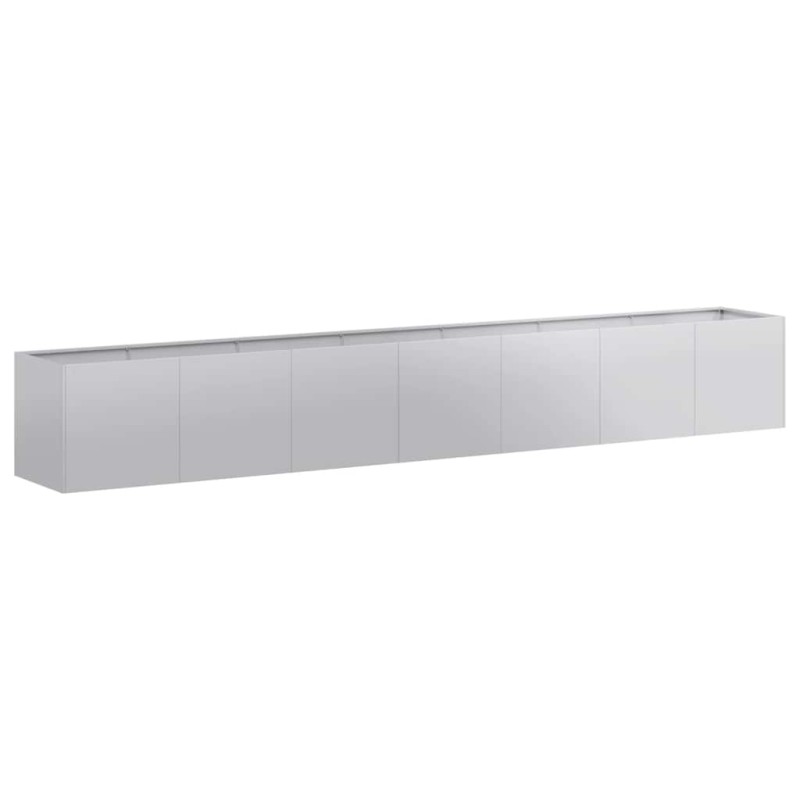 vidaXL Ζαρντινιέρα 280x40x40 εκ. από Γαλβανισμένο Ατσάλι