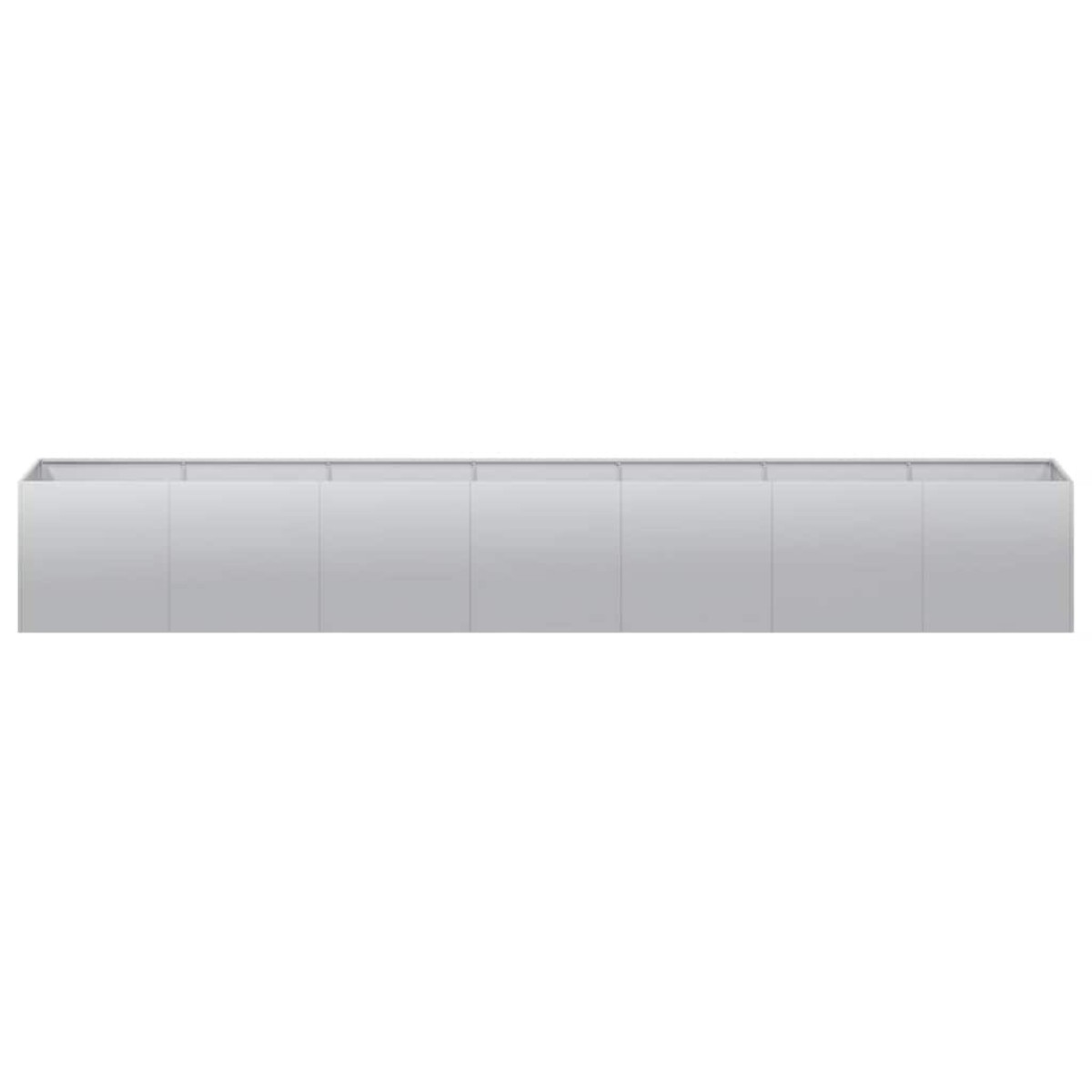 vidaXL Ζαρντινιέρα 280x40x40 εκ. από Γαλβανισμένο Ατσάλι