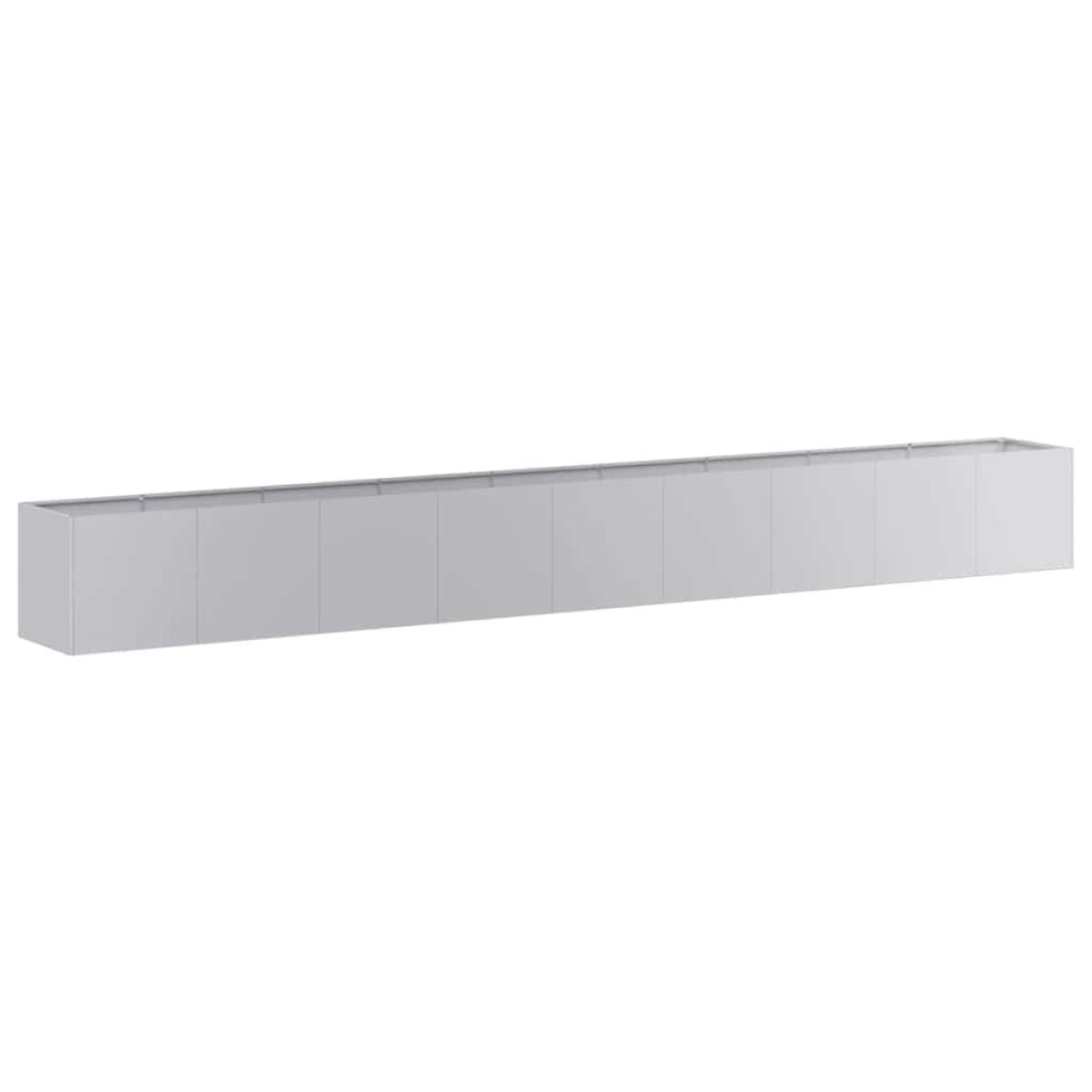vidaXL Ζαρντινιέρα 360x40x40 εκ. από Γαλβανισμένο Ατσάλι