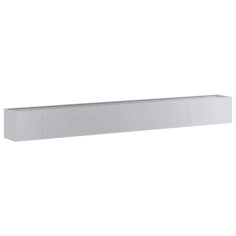 vidaXL Ζαρντινιέρα 360x40x40 εκ. από Γαλβανισμένο Ατσάλι