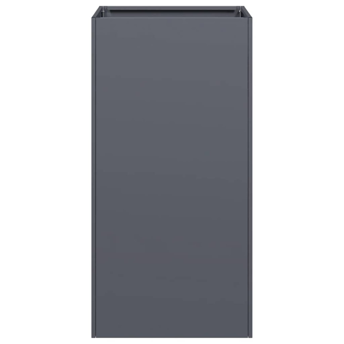 vidaXL Ζαρντινιέρα Ανθρακί 40x40x80 εκ. από Χάλυβα Ψυχρής Έλασης