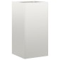 vidaXL Ζαρντινιέρα 40x40x80 εκ. από Ανοξείδωτο Ατσάλι