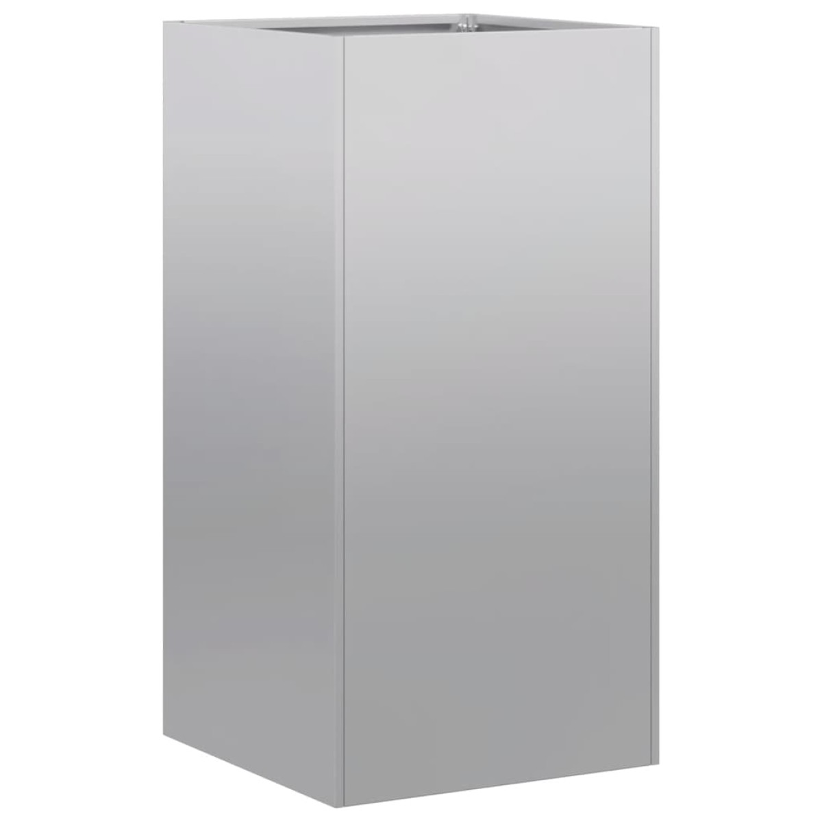 vidaXL Ζαρντινιέρα 40x40x80 εκ. από Γαλβανισμένο Ατσάλι