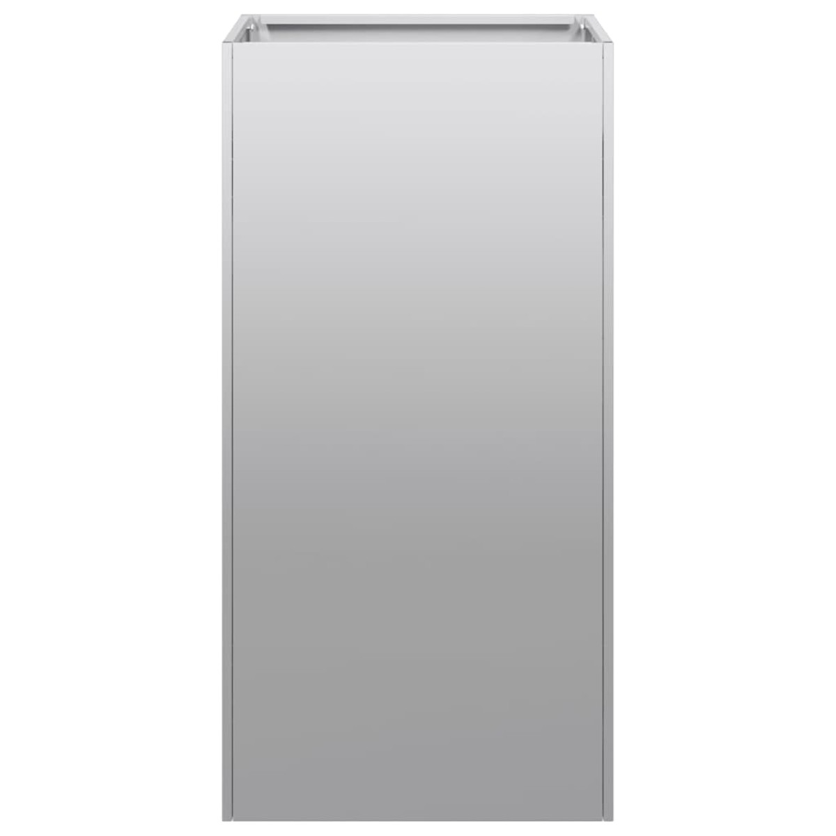 vidaXL Ζαρντινιέρα 40x40x80 εκ. από Γαλβανισμένο Ατσάλι