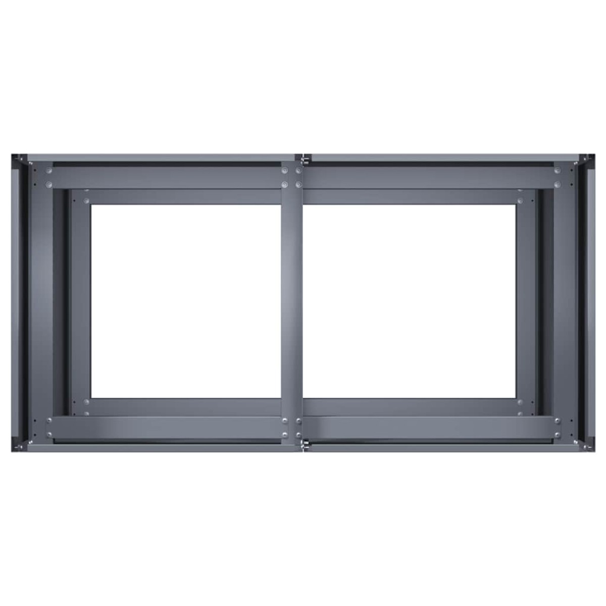 vidaXL Ζαρντινιέρα Ανθρακί 80x40x80 εκ. από Χάλυβα Ψυχρής Έλασης