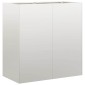 vidaXL Ζαρντινιέρα 80x40x80 εκ. από Ανοξείδωτο Ατσάλι