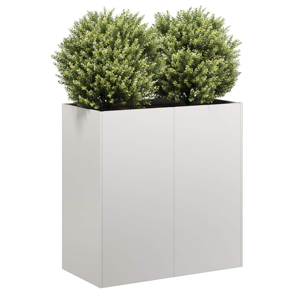 vidaXL Ζαρντινιέρα 80x40x80 εκ. από Ανοξείδωτο Ατσάλι