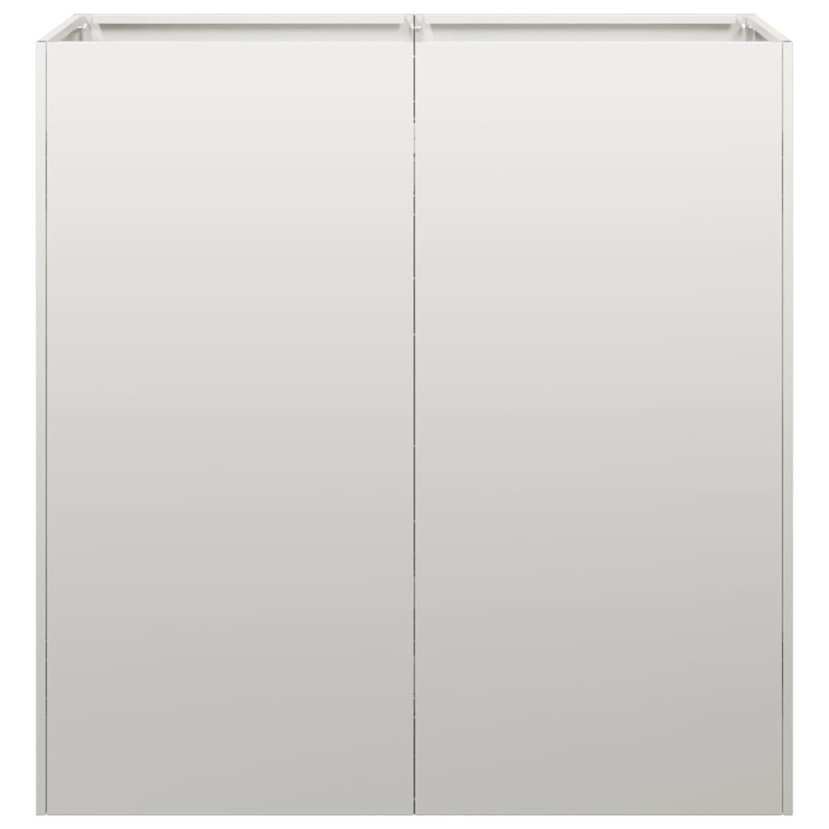 vidaXL Ζαρντινιέρα 80x40x80 εκ. από Ανοξείδωτο Ατσάλι