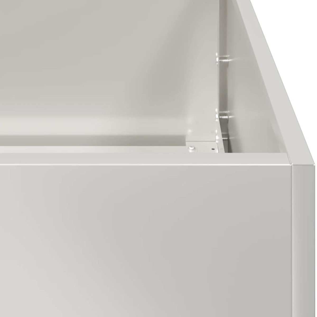 vidaXL Ζαρντινιέρα 80x40x80 εκ. από Ανοξείδωτο Ατσάλι