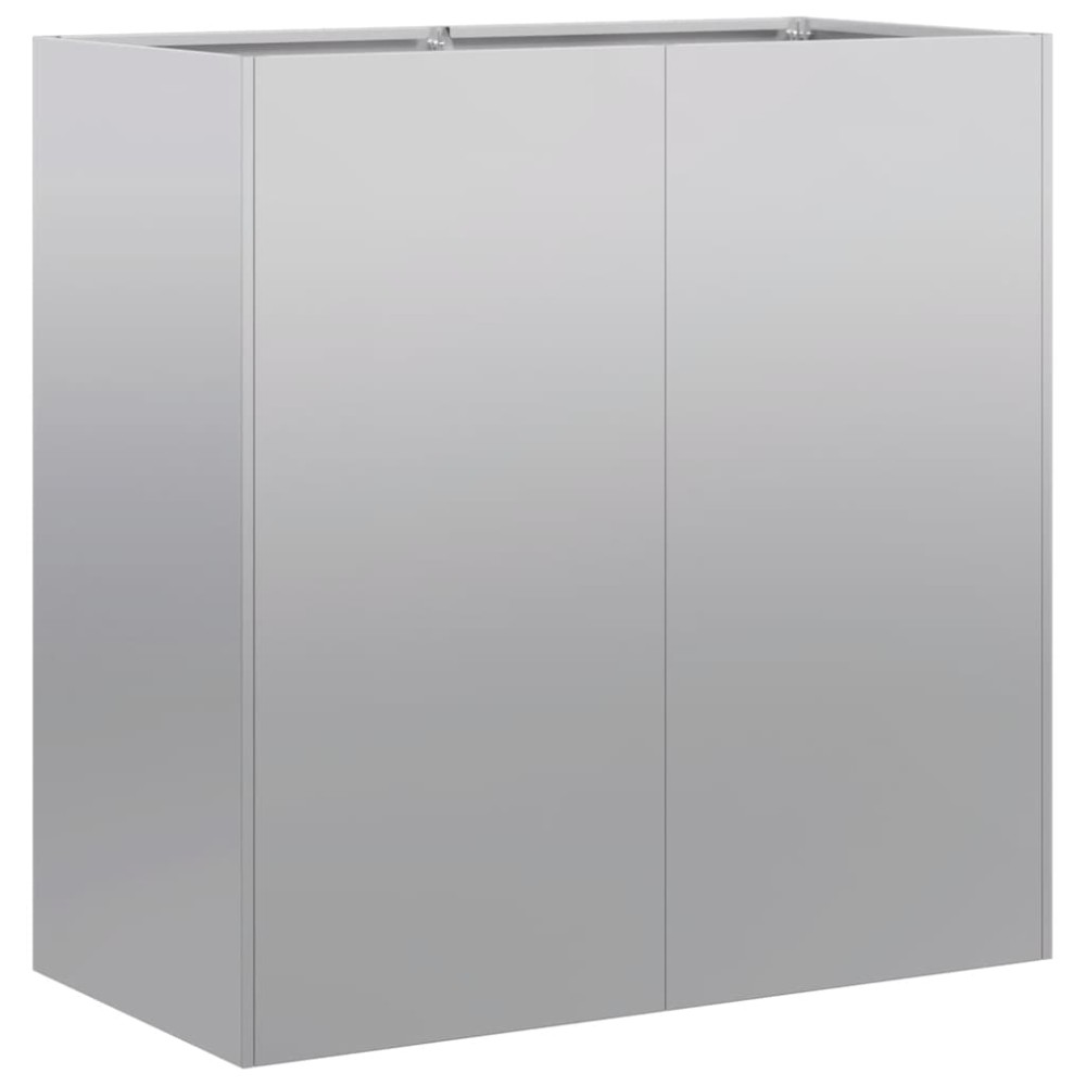 vidaXL Ζαρντινιέρα 80x40x80 εκ. από Γαλβανισμένο Ατσάλι