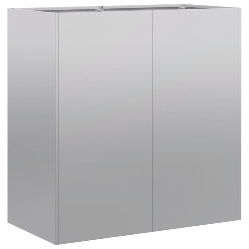 vidaXL Ζαρντινιέρα 80x40x80 εκ. από Γαλβανισμένο Ατσάλι