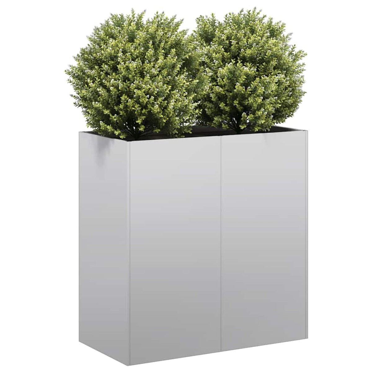 vidaXL Ζαρντινιέρα 80x40x80 εκ. από Γαλβανισμένο Ατσάλι