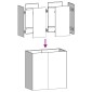 vidaXL Ζαρντινιέρα 80x40x80 εκ. από Γαλβανισμένο Ατσάλι