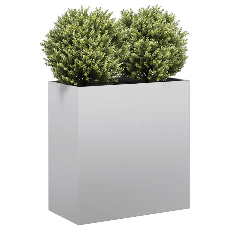 vidaXL Ζαρντινιέρα 80x40x80 εκ. από Γαλβανισμένο Ατσάλι