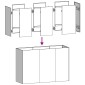 vidaXL Ζαρντινιέρα Μαύρη 120x40x80 εκ. από Χάλυβα Ψυχρής Έλασης
