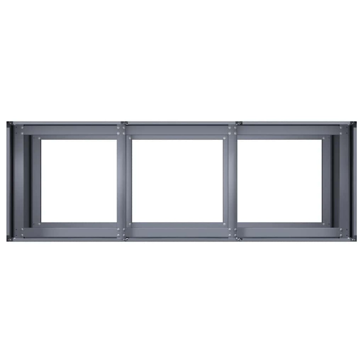 vidaXL Ζαρντινιέρα Ανθρακί 120x40x80 εκ. από Χάλυβα Ψυχρής Έλασης