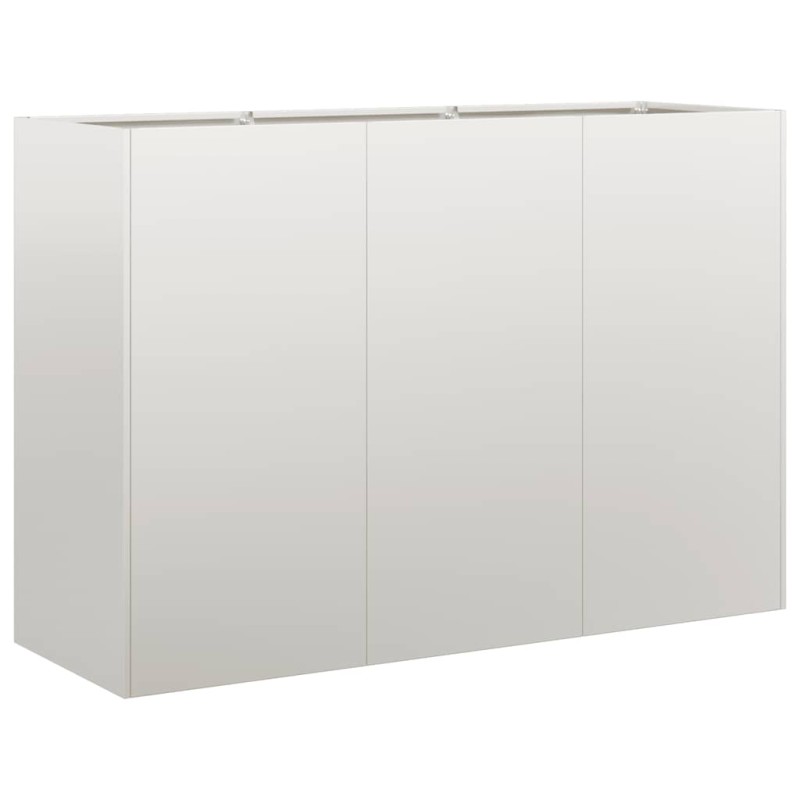 vidaXL Ζαρντινιέρα 120x40x80 εκ. από Ανοξείδωτο Ατσάλι