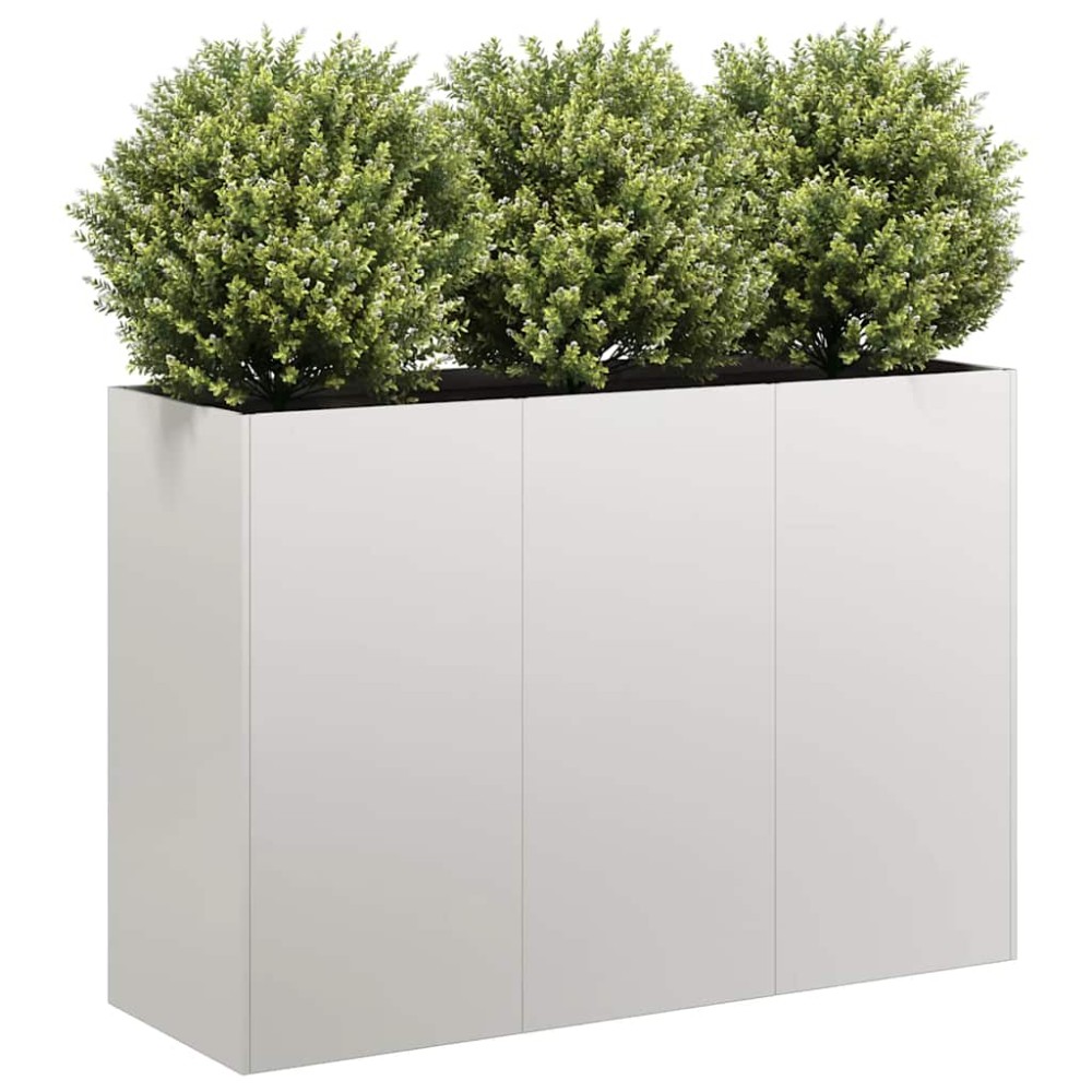 vidaXL Ζαρντινιέρα 120x40x80 εκ. από Ανοξείδωτο Ατσάλι