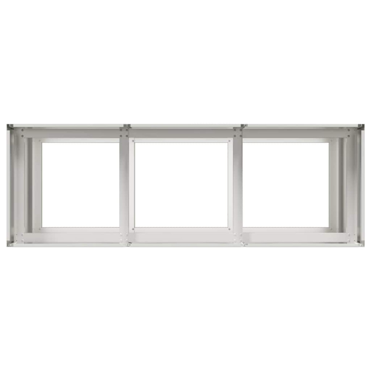 vidaXL Ζαρντινιέρα 120x40x80 εκ. από Ανοξείδωτο Ατσάλι