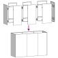 vidaXL Ζαρντινιέρα 120x40x80 εκ. από Ανοξείδωτο Ατσάλι