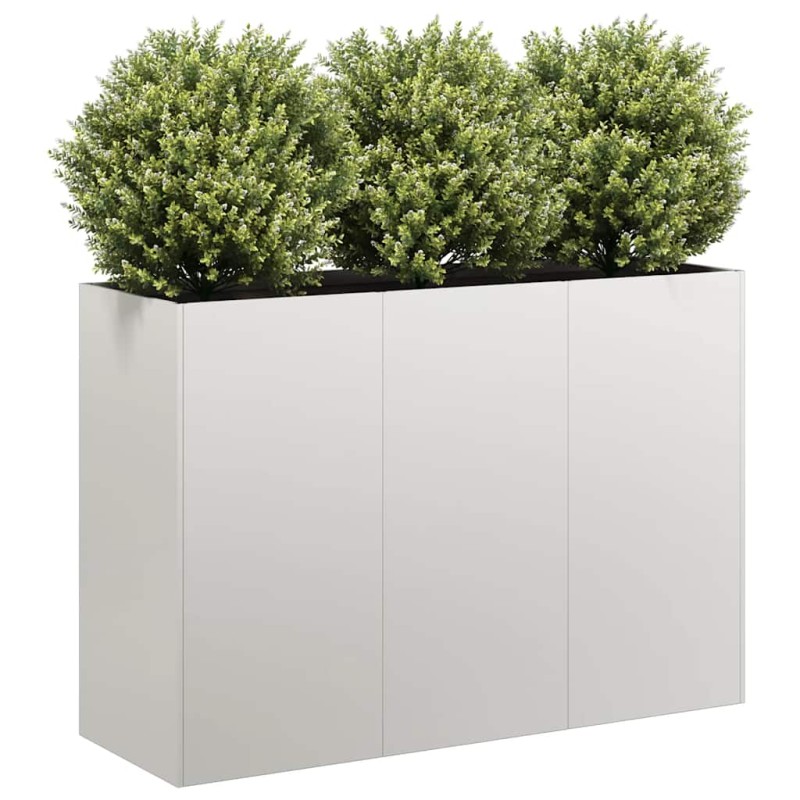 vidaXL Ζαρντινιέρα 120x40x80 εκ. από Ανοξείδωτο Ατσάλι