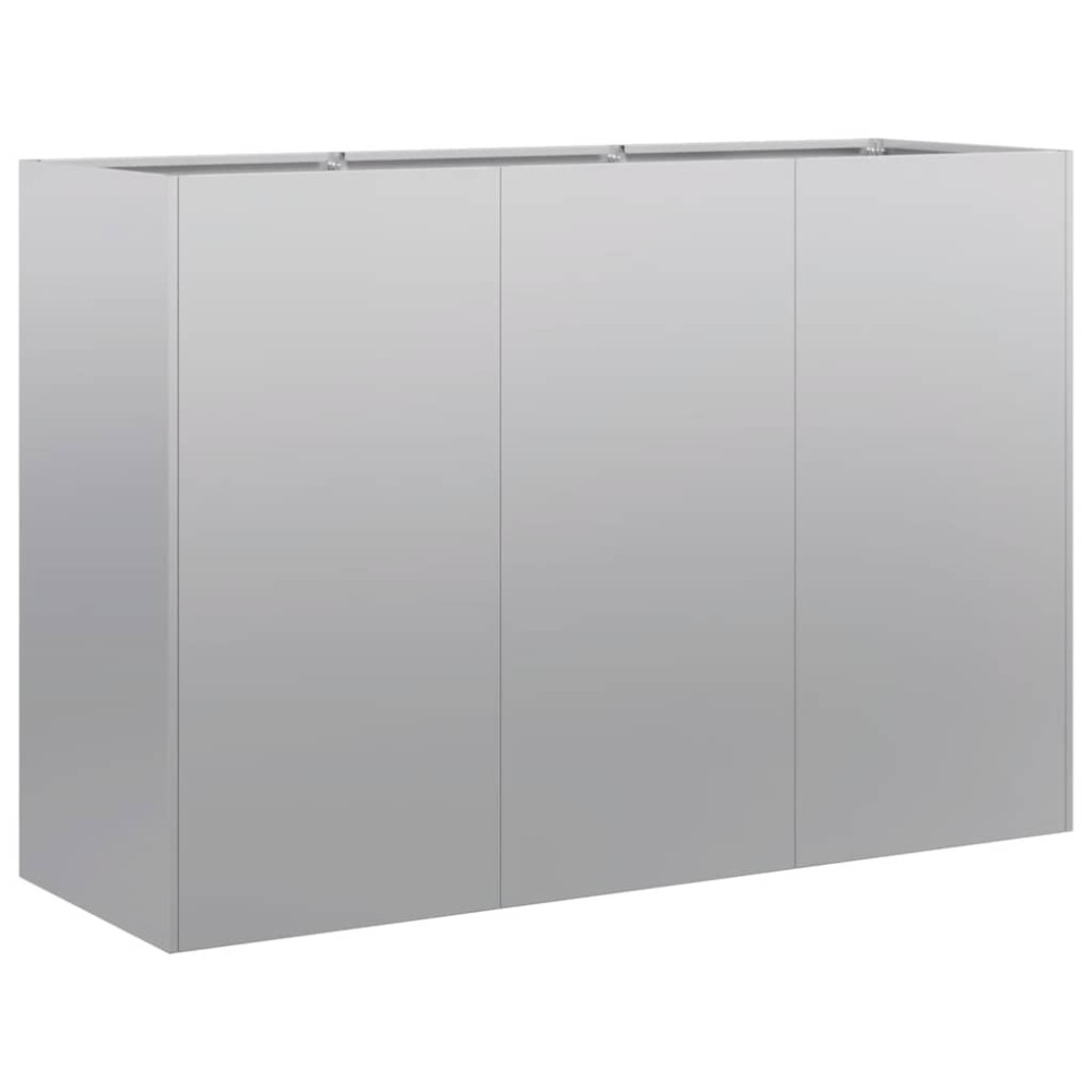 vidaXL Ζαρντινιέρα 120x40x80 εκ. από Γαλβανισμένο Ατσάλι