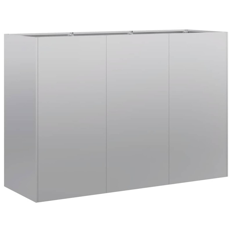 vidaXL Ζαρντινιέρα 120x40x80 εκ. από Γαλβανισμένο Ατσάλι